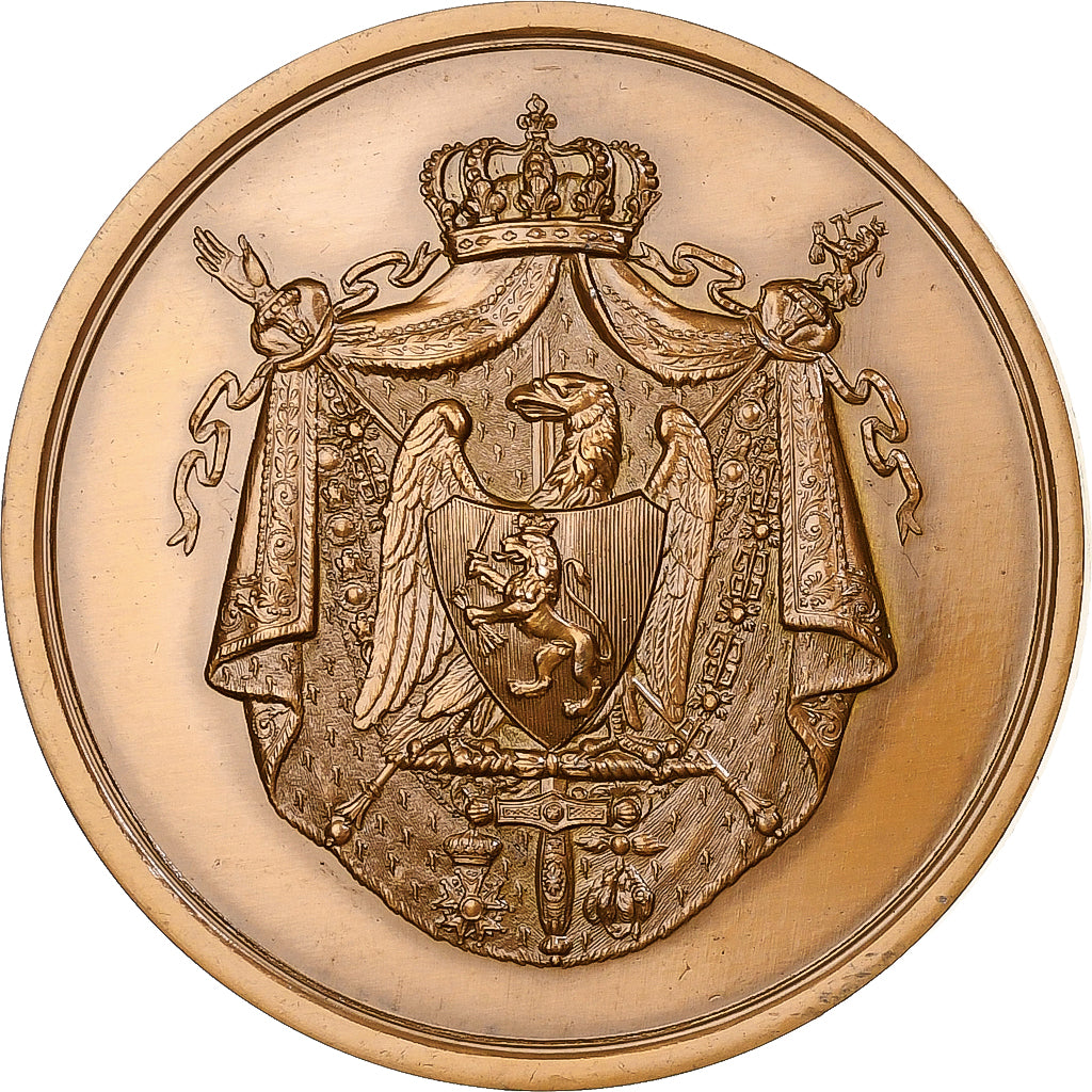 Francia, medalla, Napoléon-Louis roi de Hollande, 1967, Bronce, George