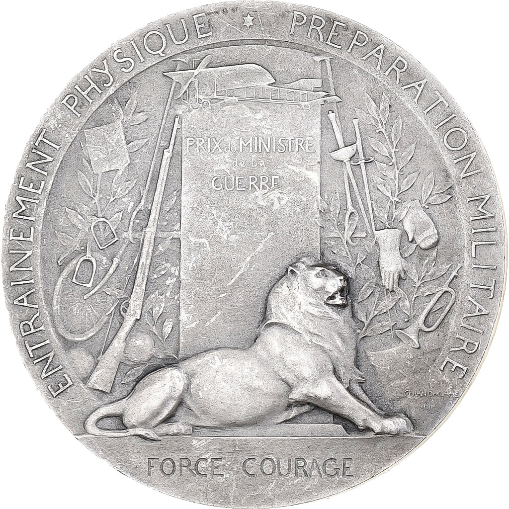 Frankreich, Medaille, Pro Patria, Préparation Militaire, Silber, Grandhomme
