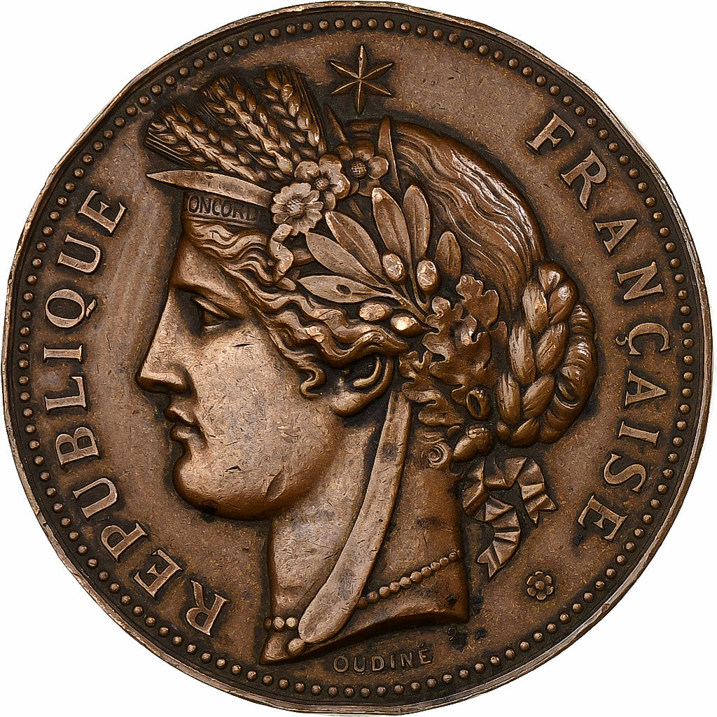 France, Medal, Exposition universelle de Paris, 1889, Bronze, Oudiné