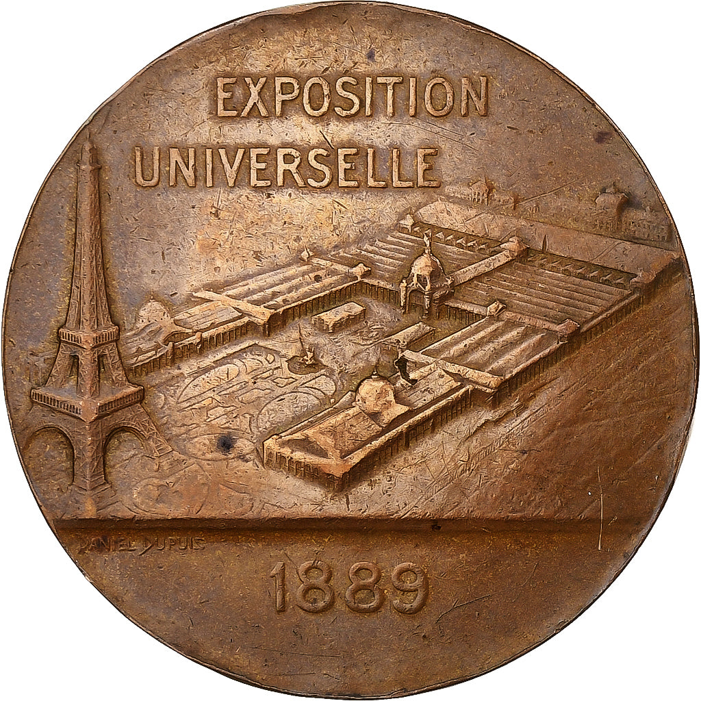 France, Medal, Exposition universelle de Paris, 1889, Bronze, Oudiné