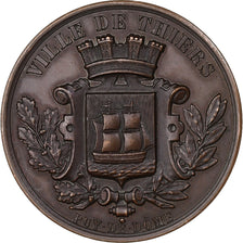 Francja, medal, Ville de Thiers, Société d'agriculture du Puy-de-Dôme, 1884