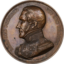 France, Medal, Léopold Ier, Inauguration du système de chemin de fer, 1835