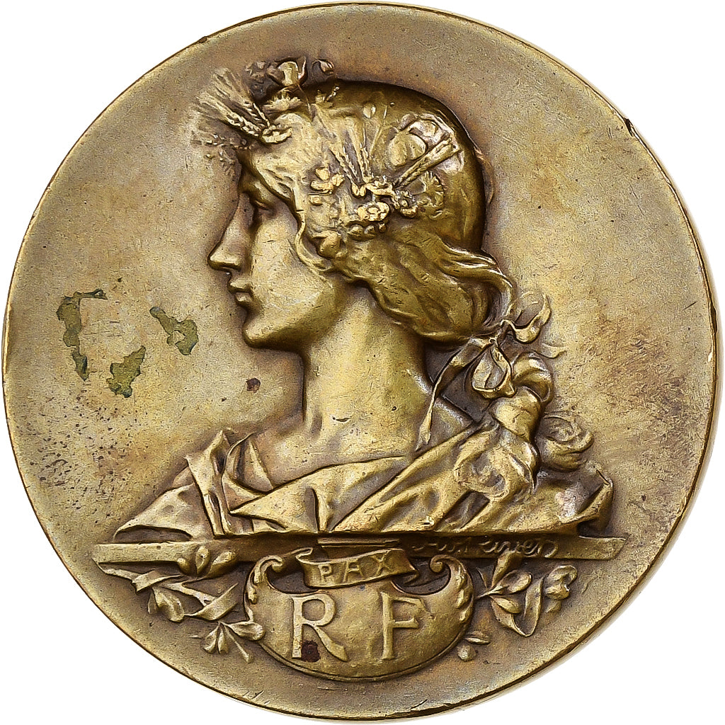 Frankrijk, Medaille, Comice agricole de l'arrondissement de Rouen, Bronzen
