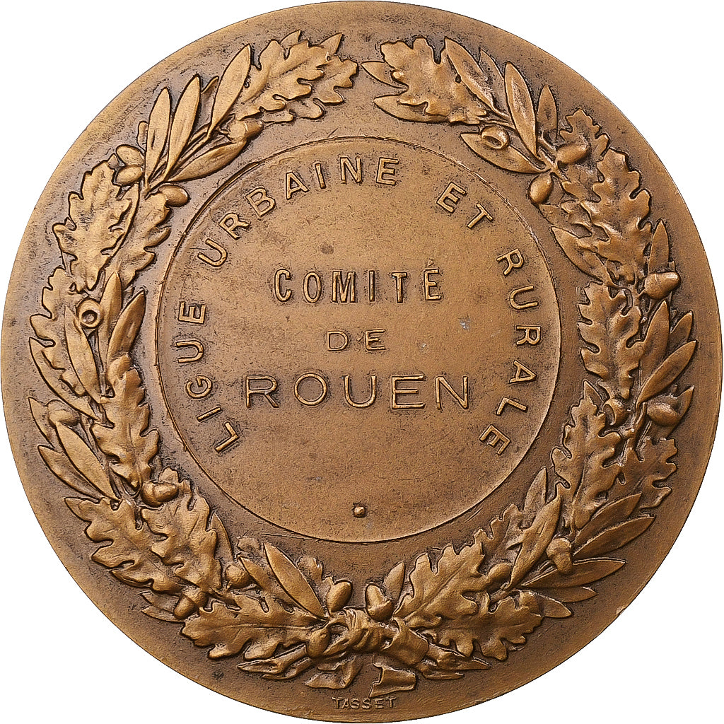Francia, medalla, Pierre Corneille, Comité de Rouen, Bronce, Borrel, EBC