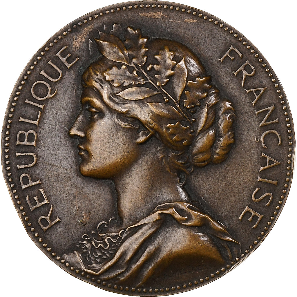 França, medalha, École nationale d'art décoratif, Aubusson, Bronze, Alphée