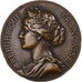 França, medalha, École nationale d'art décoratif, Aubusson, Bronze, Alphée