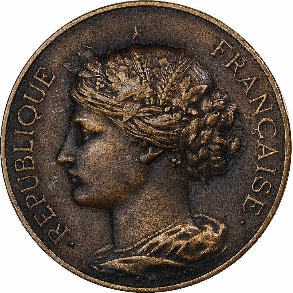 France, Medal, Ministre de la Marine marchande, Bronze, Bertrand, AU(55-58)