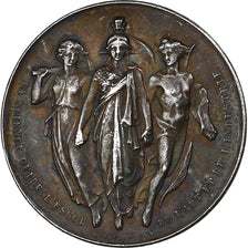 France, Medal, Société libre d’émulation du commerce, Silver, EF(40-45)