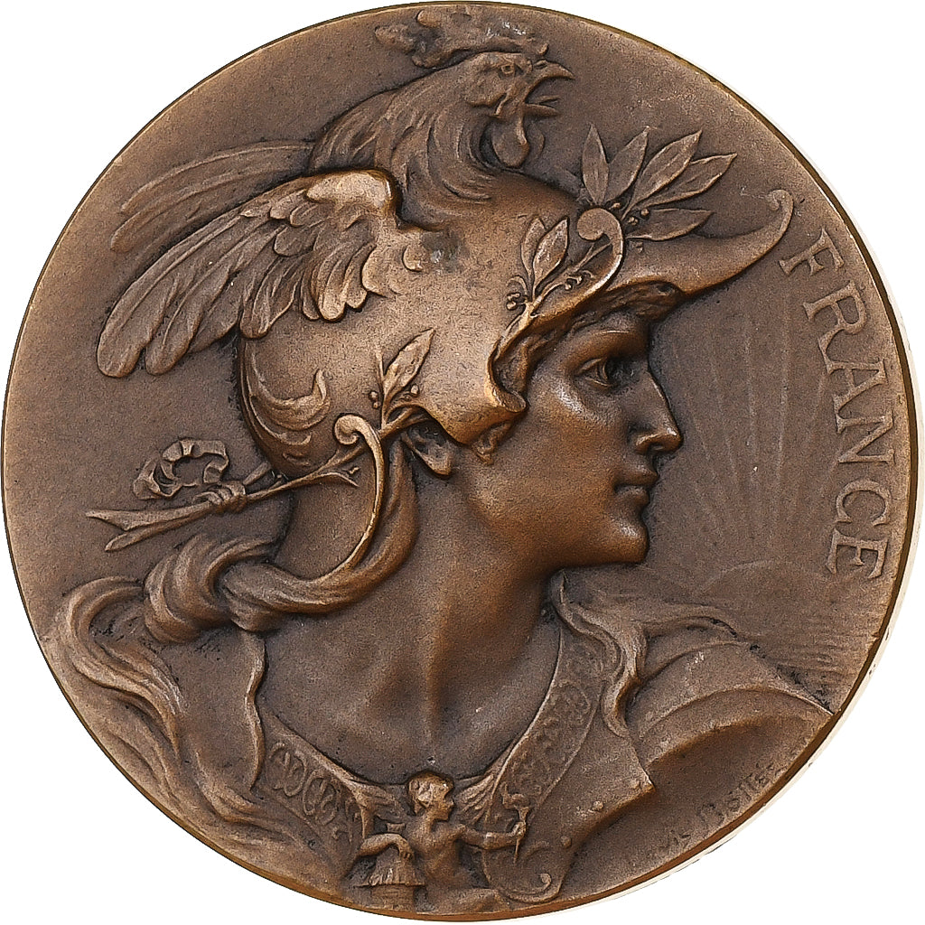 France, Médaille, École des Beaux-Arts de Rouen, Bronze, SUP, Bottée