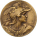 Frankreich, Medaille, École des Beaux-Arts de Rouen, Bronze, Bottée, VZ