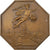 France, Jeton, Chambre de Commerce de Rouen, 1802, Bronze, SUP, Lecomte