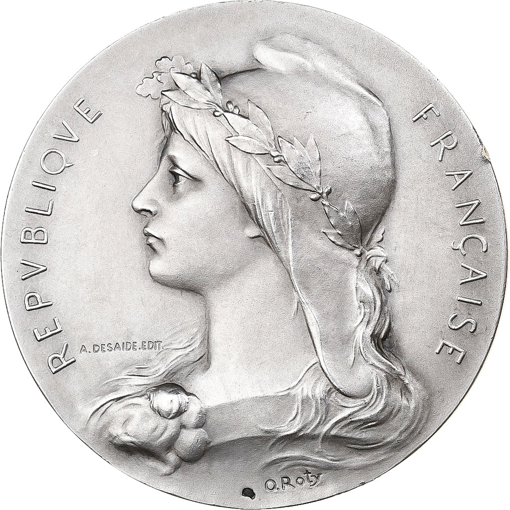 France, Medal, Préfet de la Seine-Inférieure, Silver, Roty, MS(60-62)