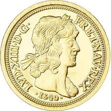 Francja, Token, Ludwik XIII, Reproduction du louis d'or, 1640, Złoto, Proof