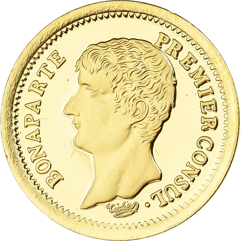 Francja, Token, Bonaparte Premier Consul, Reproduction de la 20 francs, An XI