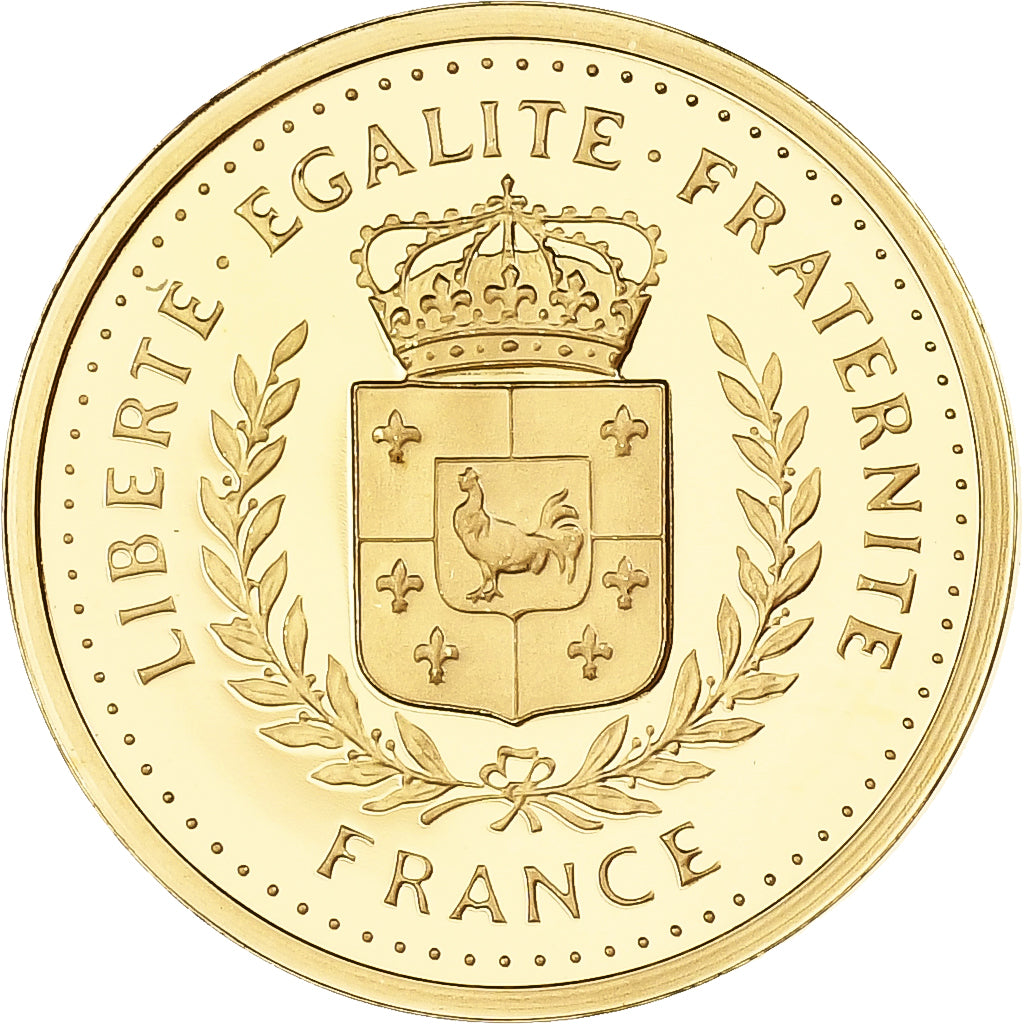 France, Token, JB Poquelin dit Molière, Gold, Proof, MS(65-70)