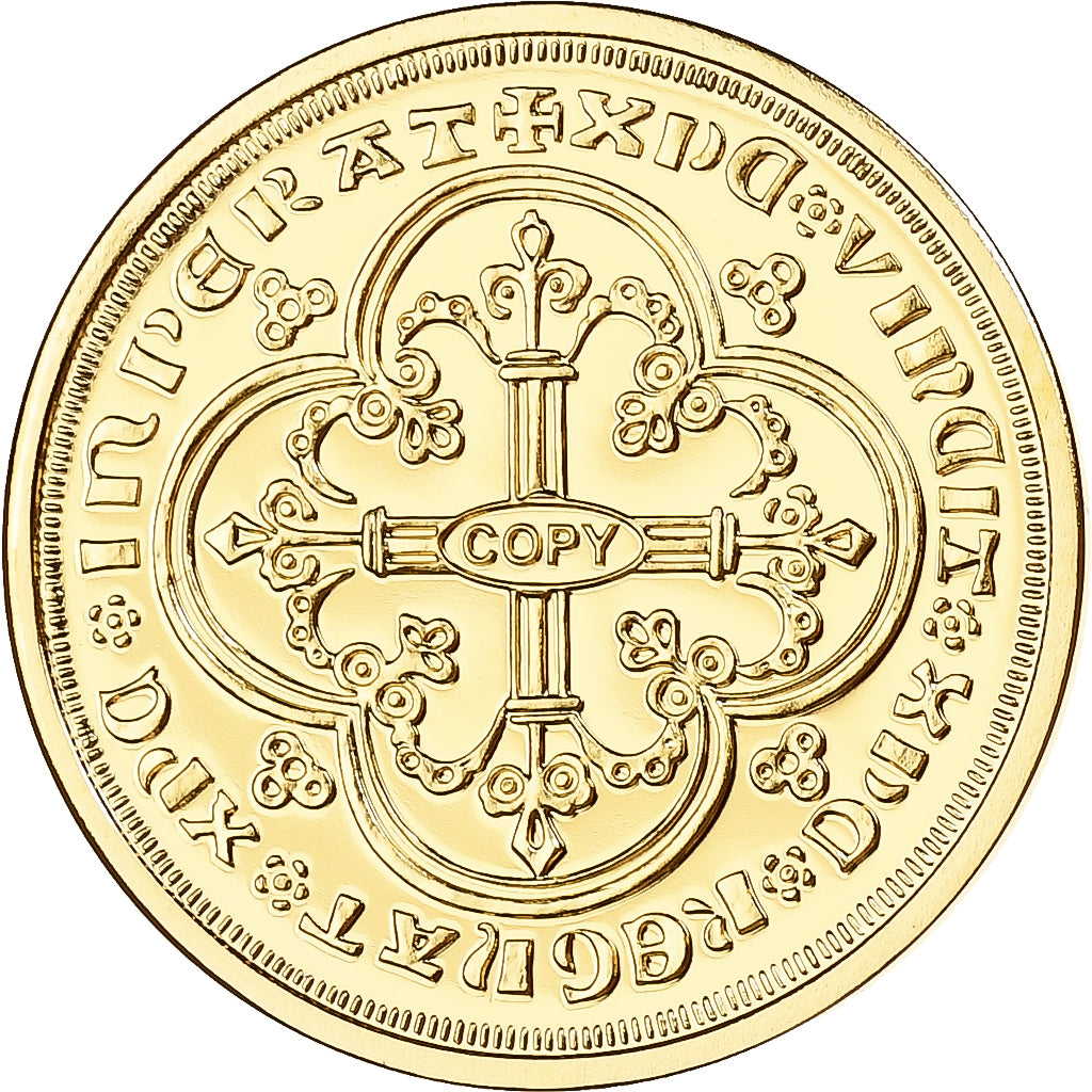 Francia, ficha, Jean le Bon, Reproduction du Franc à Cheval, Oro, FS, FDC