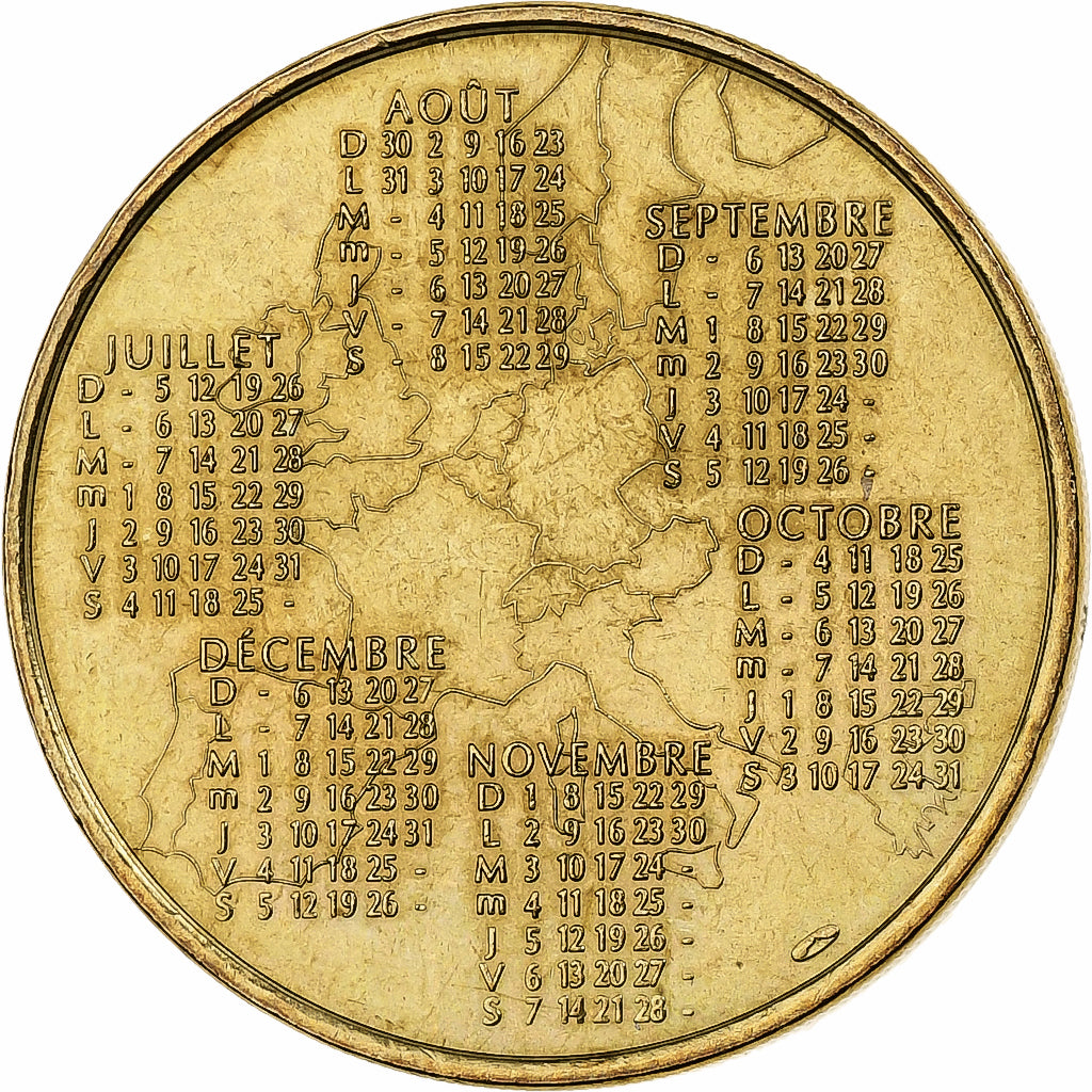 France, Token, 20e anniversaire de SEDAO, 1998, Monnaie de Paris, Brass