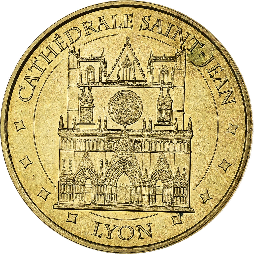 France, Tourist token, Cathédrale Saint-Jean de Lyon, 2016, Monnaie de Paris