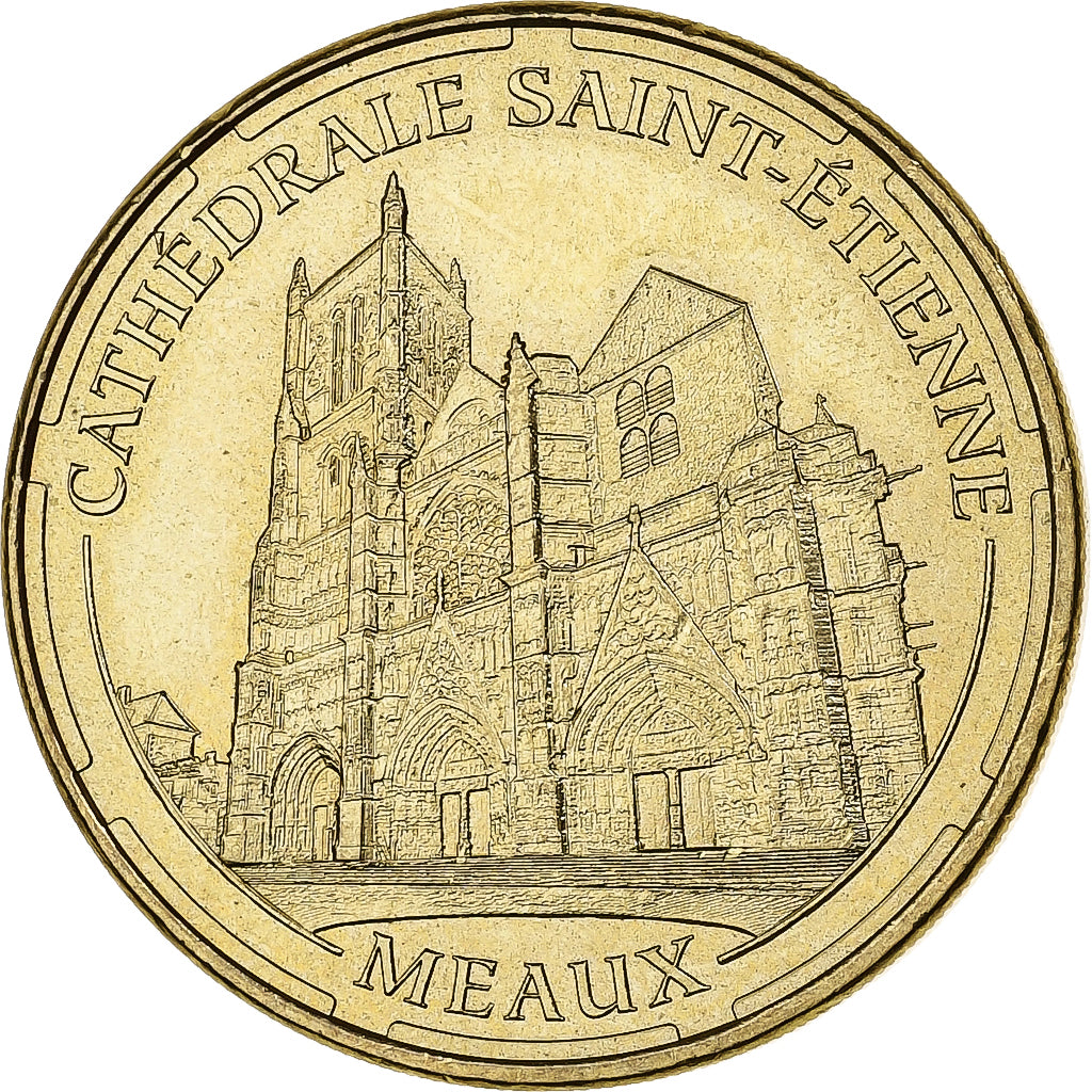 Frankreich, Tourist token, Cathédrale Saint-Etienne de Meaux, 2014, Monnaie de