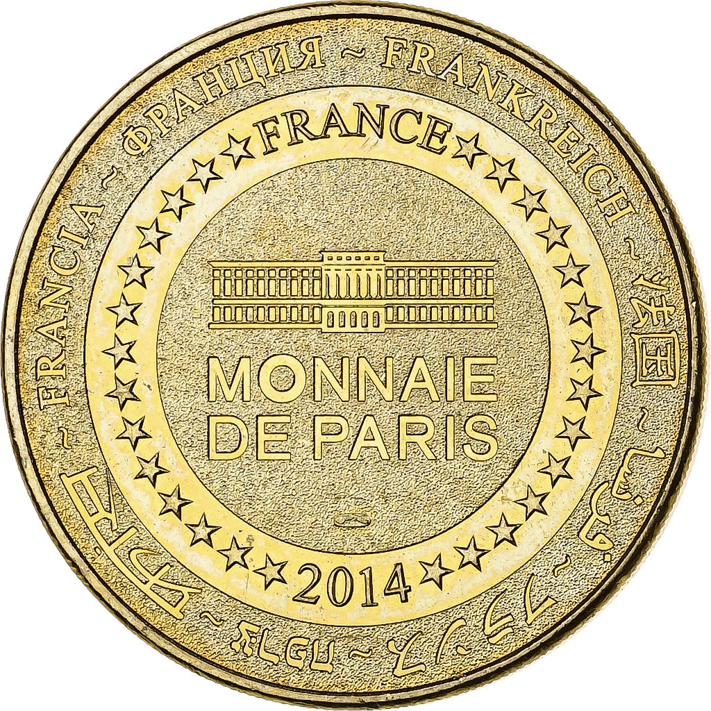 Frankreich, Tourist token, Cathédrale Saint-Etienne de Meaux, 2014, Monnaie de