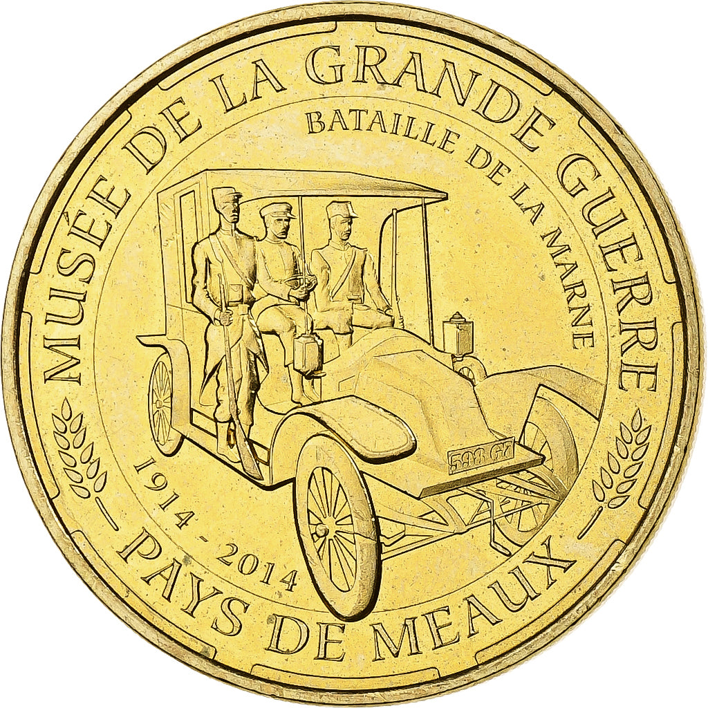 France, Tourist token, Musée de la grande guerre, 2014, Monnaie de Paris