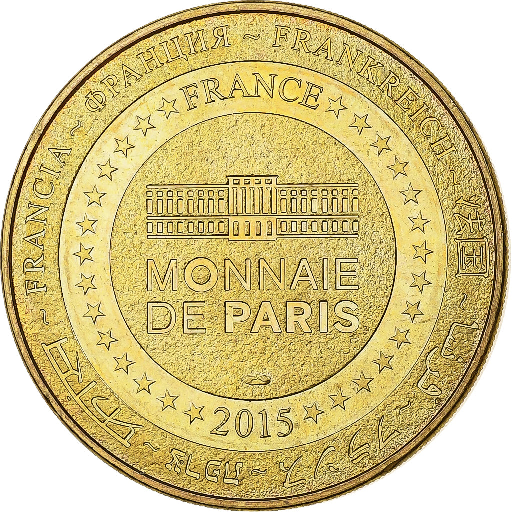 Francia, Tourist token, Musée Grévin, 2015, Monnaie de Paris, Latón, EBC