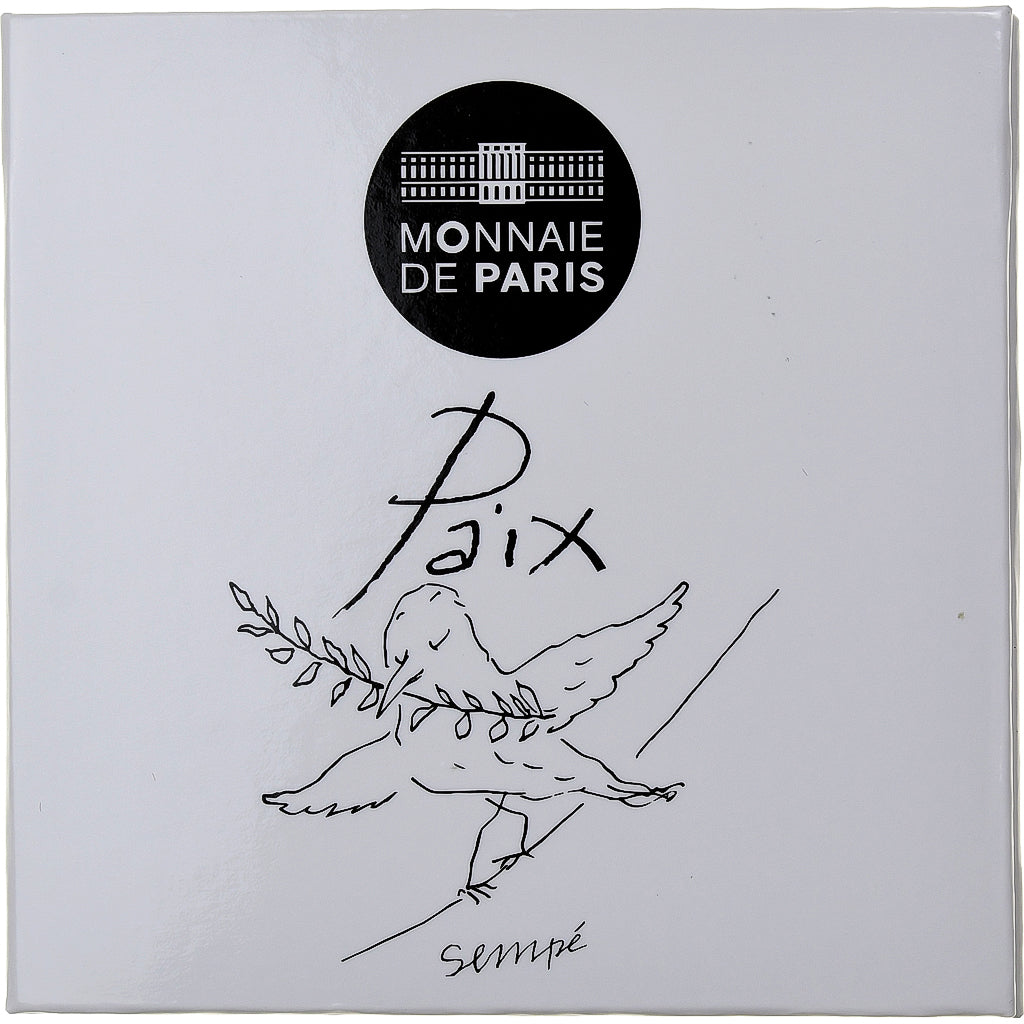 France, 50 Euro, Sempé - Paix - Printemps/Été, BE, 2014, MDP, Argent, FDC