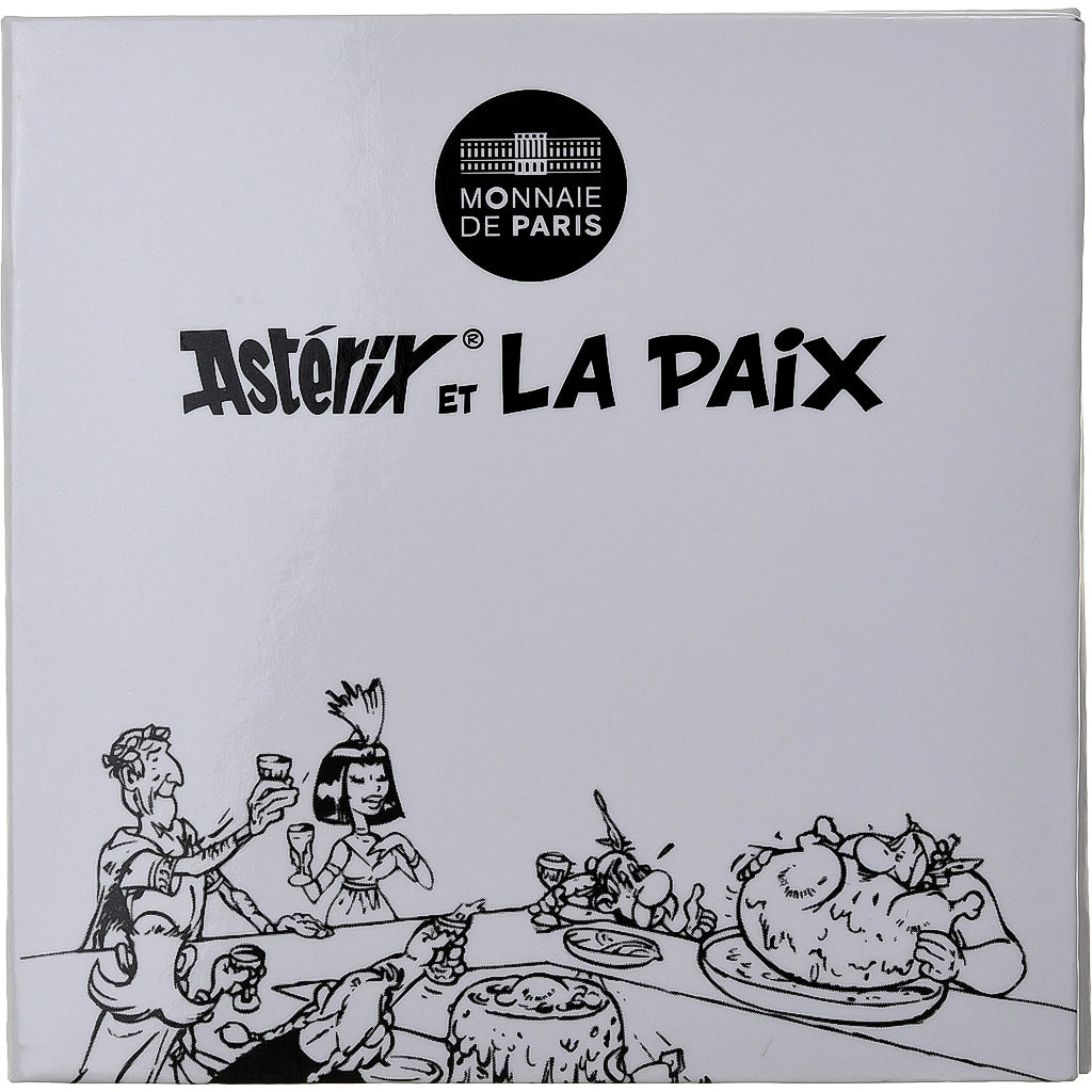 France, 50 Euro, Astérix et la paix, Proof, 2015, MDP, Silver, MS(65-70)