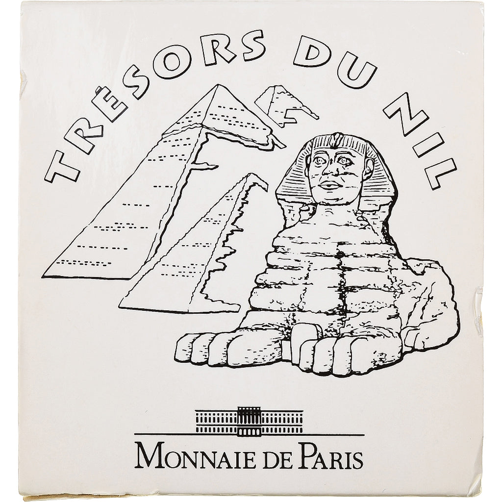 France, 10 Francs, Ramses II, Trésor du nil, 1998, MDP, Proof, Silver