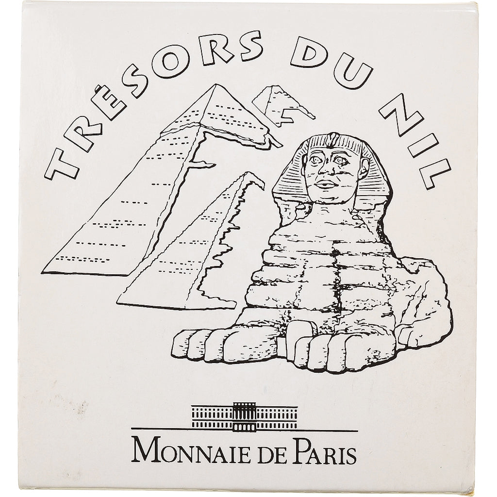 France, 10 Francs, Champollion, Trésor du nil, 1998, MDP, BE, Argent, FDC