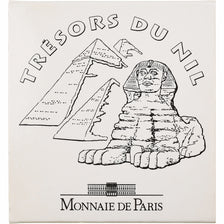 France, 10 Francs, Néfertiti, Trésor du nil, 1998, MDP, BE, Argent, FDC