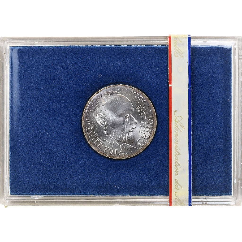 Francia, 100 Francs, Emile Zola Germinal, 1985, MDP, BU, Argento, FDC, KM:957a