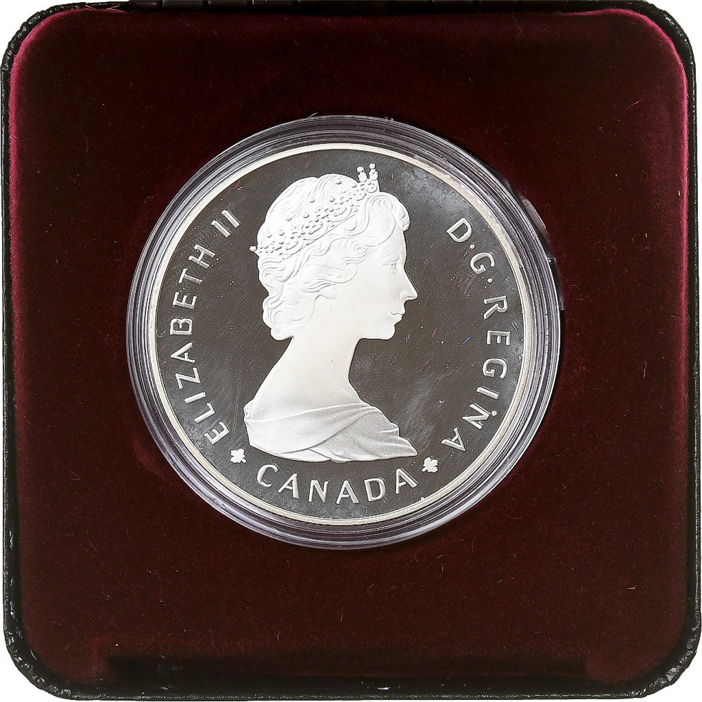 Canadá, Elizabeth II, Dollar, National Parks, 1985, Ottawa, Prueba, Plata, FDC