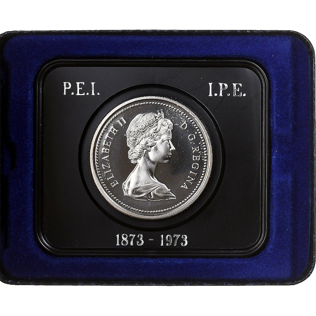 Kanada, Elizabeth II, Dollar, Prince Edward Island, 1973, Ottawa, PP, Nickel
