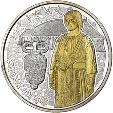 Andorra, 10 Diners, Viking Woman, 2008, Proof, Silver, MS(65-70), KM:409