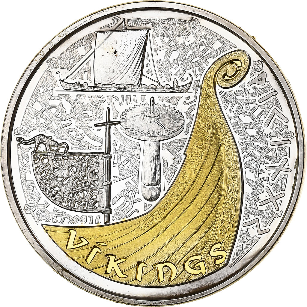 Andorra, 10 Diners, Drakkar, 2008, Proof, Prata, MS(65-70), KM:272
