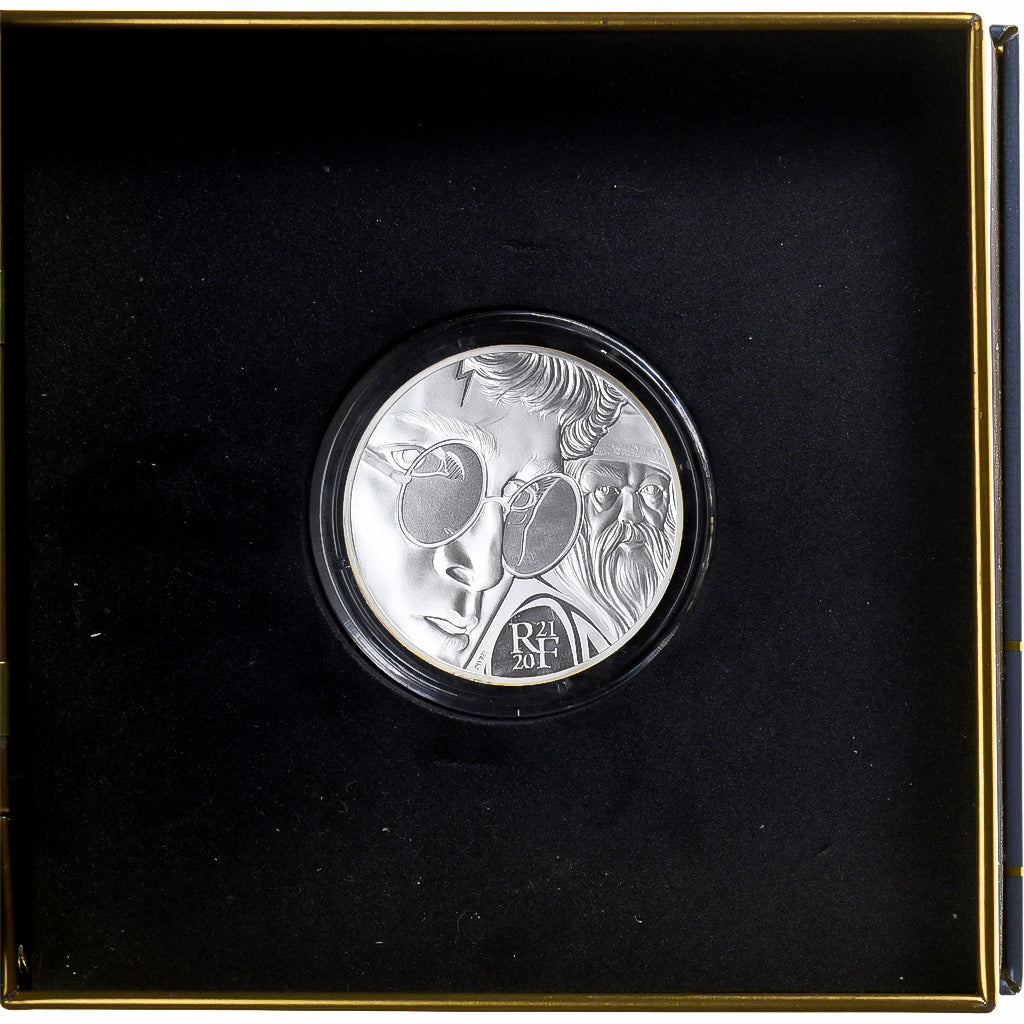 France, 10 Euro, Harry Potter and Dumbeldore, Proof, 2021, MDP, Silver