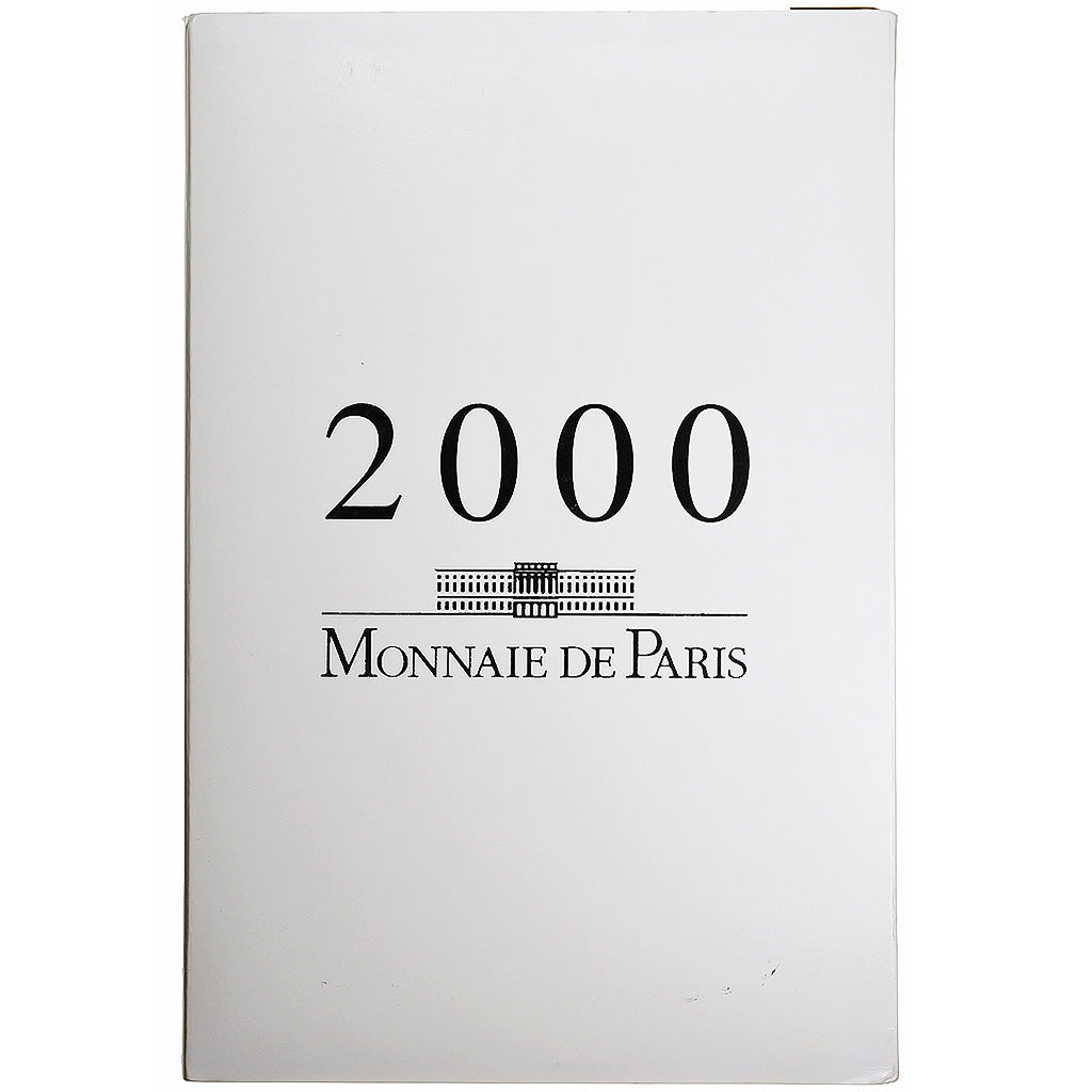 France, Coffret 1 c. à 100 frs., 2000, Monnaie de Paris, Proof, MS(65-70)