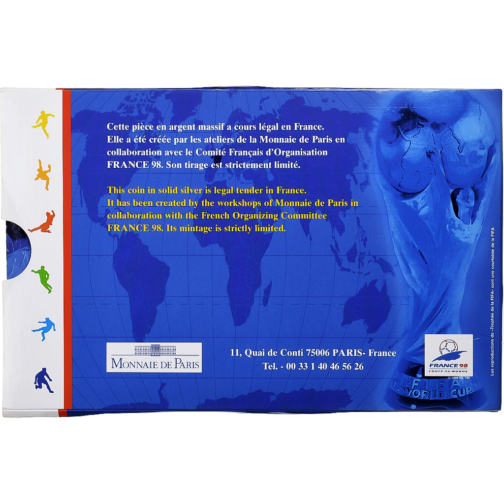 Frankreich, Franc, World Cup, 1997, MDP, PP, Silber, STGL