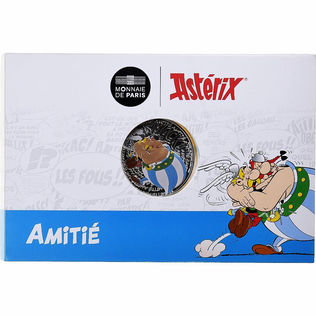 France, 50 Euro, Astérix - Amitié, Proof, 2022, MDP, Silver, MS(65-70)