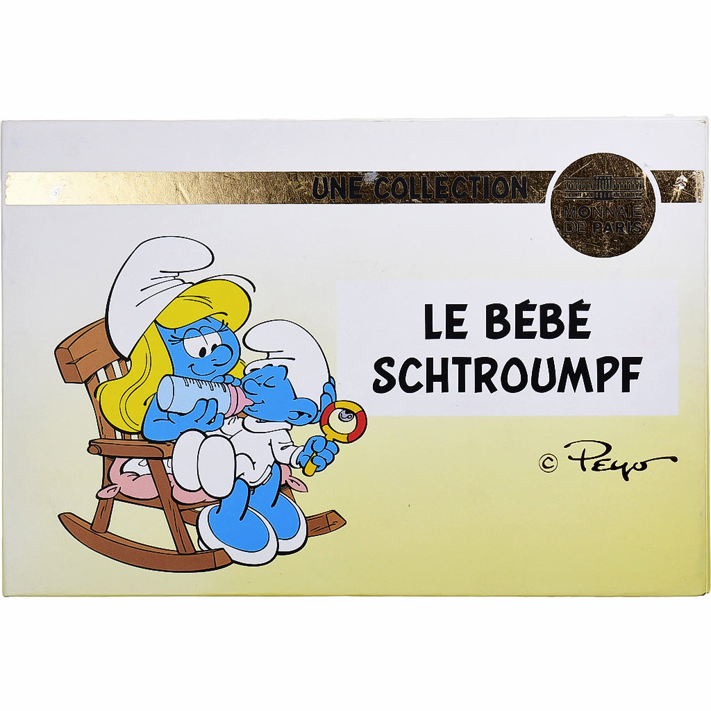 France, 50 Euro, Le Bébé Schtroumpf, Proof, 2020, MDP, Silver, MS(65-70)