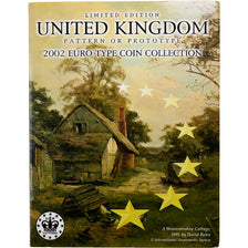 Reino Unido, Pattern euro set, Prueba, 2002, Sin información, FDC