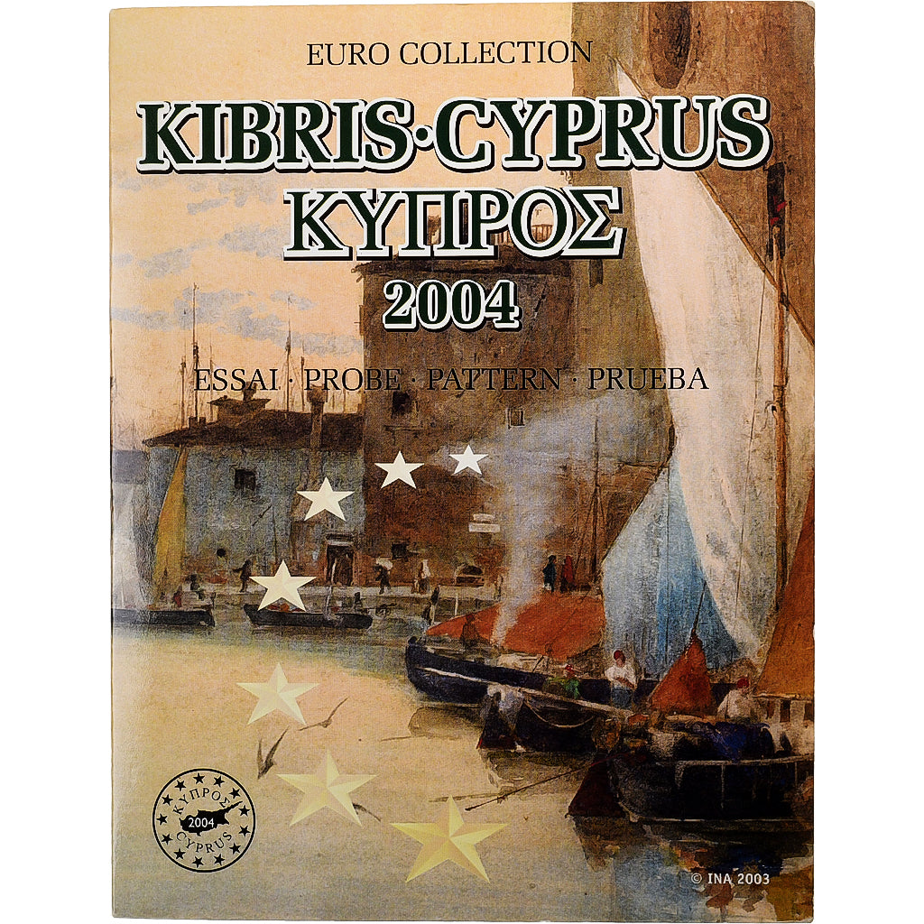 Zypern, Pattern euro set, PP, 2004, STGL