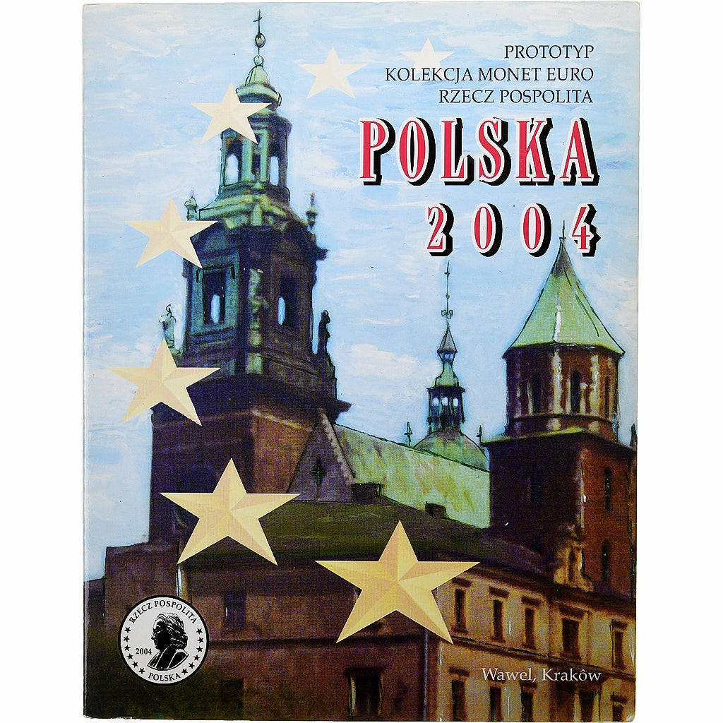 Poland, Pattern euro set, Proof, 2004, MS(65-70)