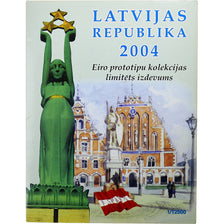 Letonia, Pattern euro set, Prueba, 2004, Sin información, FDC