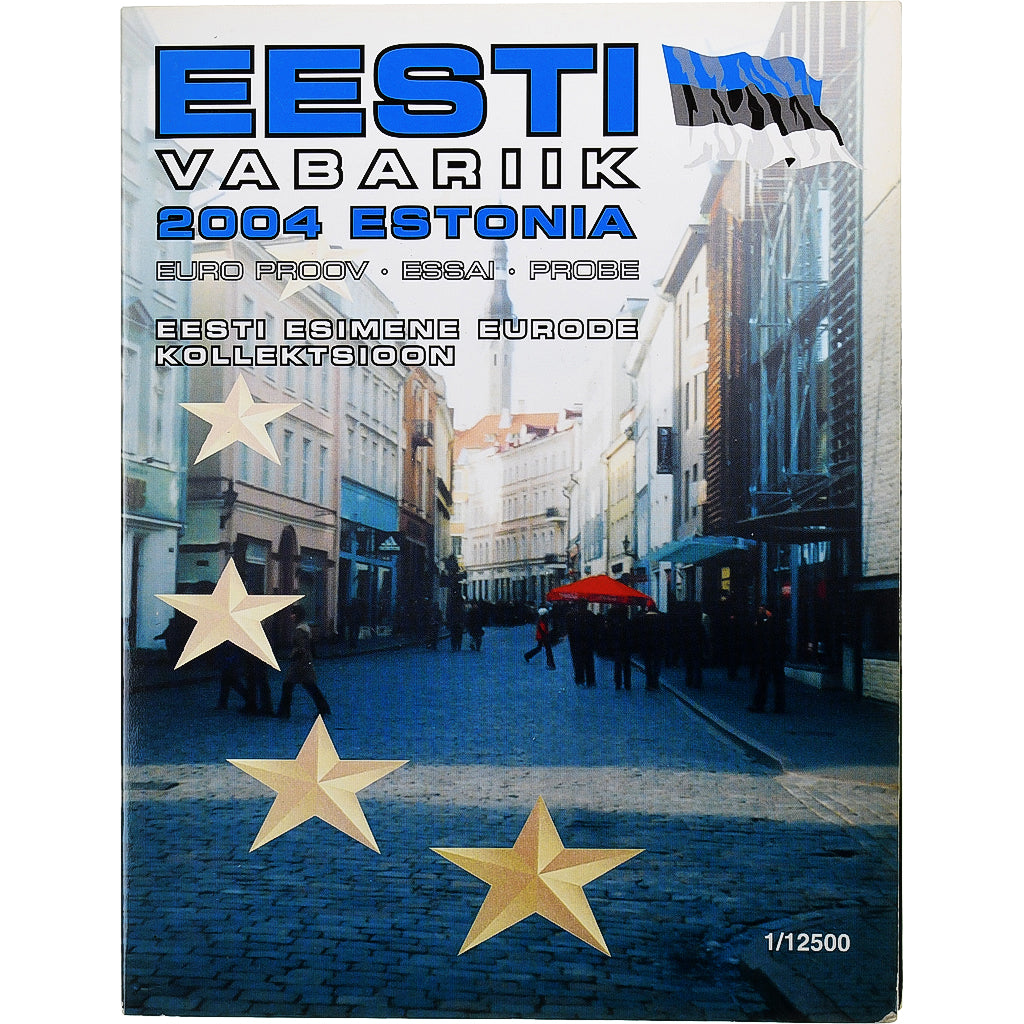 Estonia, Pattern euro set, PP, 2004, STGL