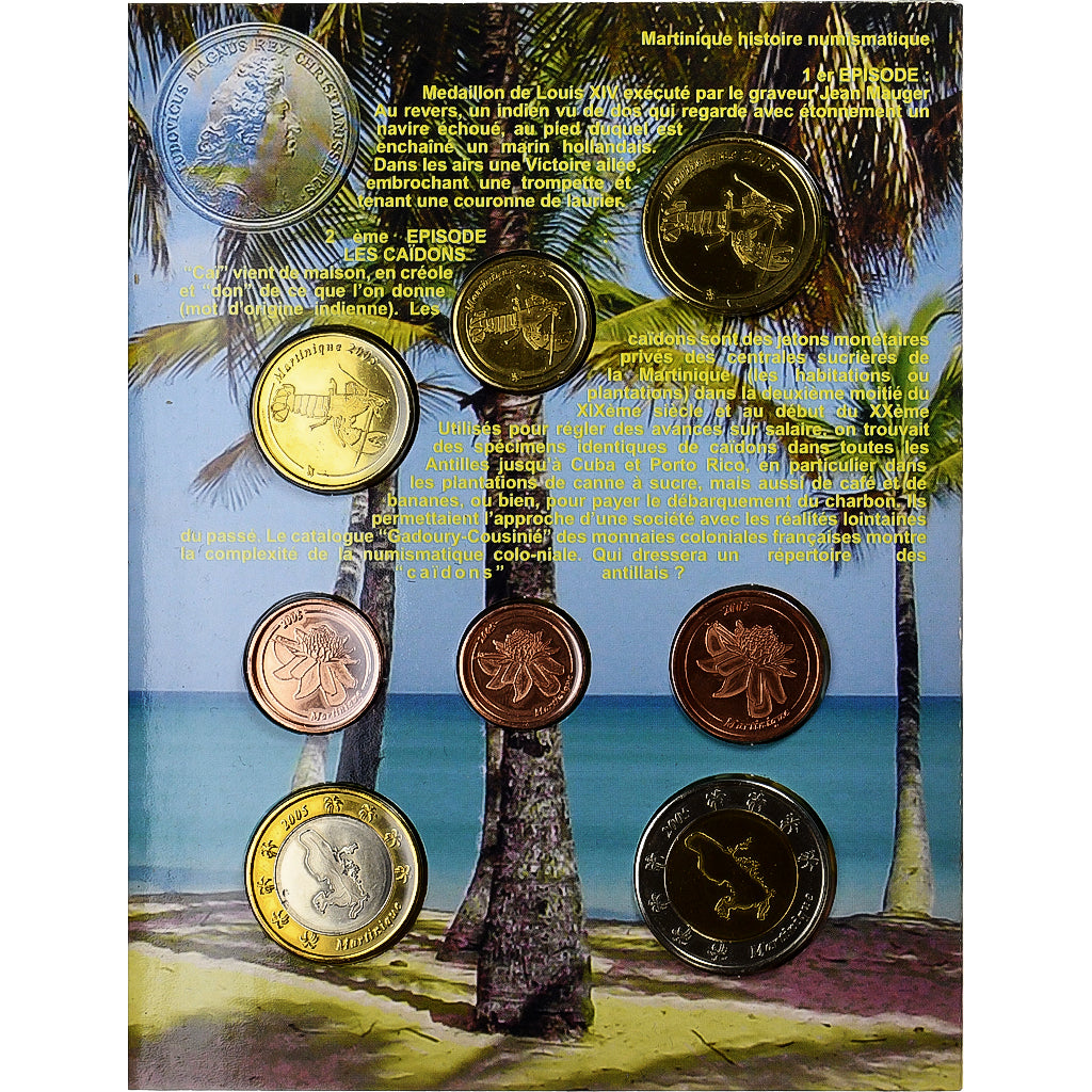 Martinique, Pattern euro set, FS, 2005, N.C., FDC