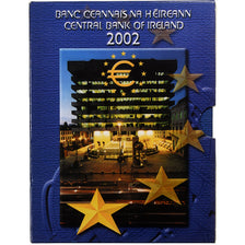 Ireland, 1 Cent to 2 Euro, BU, 2002, Dublin, MS(65-70)