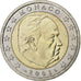 Monaco, Rainier III, 2 Euro, 2001, Monnaie de Paris, Bi-Metallic, AU(55-58)