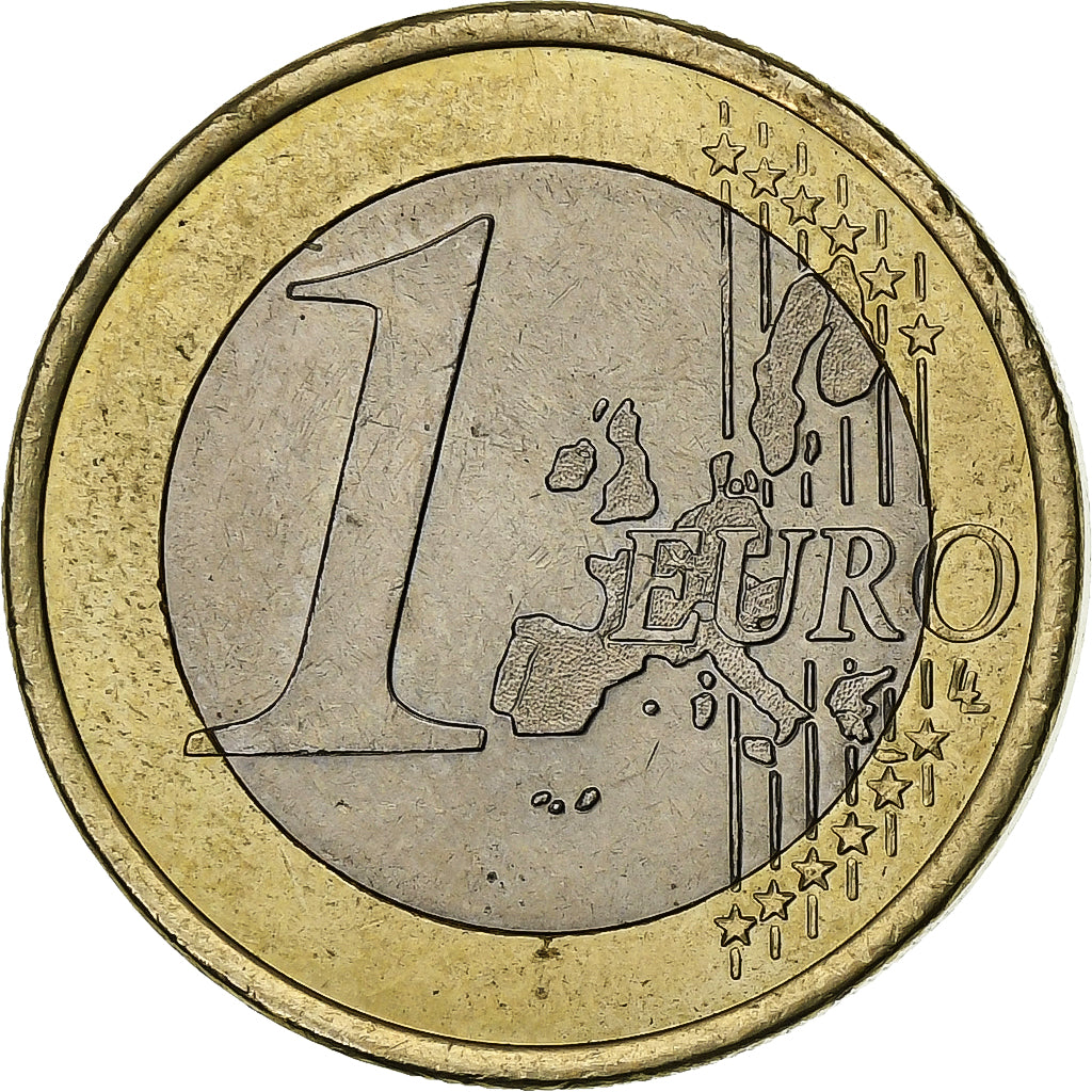 Monaco, Rainier III, Euro, 2001, Monnaie de Paris, Bi-Metallic, AU(55-58)